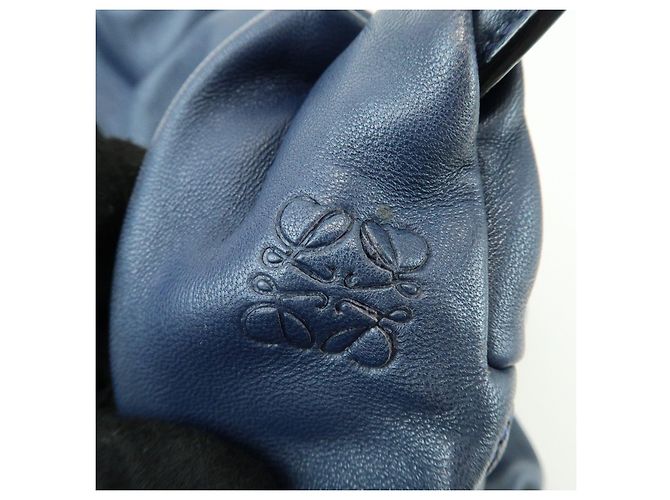 Borsa 2Way LOEWE Anagram in pelle Nappa Borsa a mano Borsa a tracolla Navy - vista 19