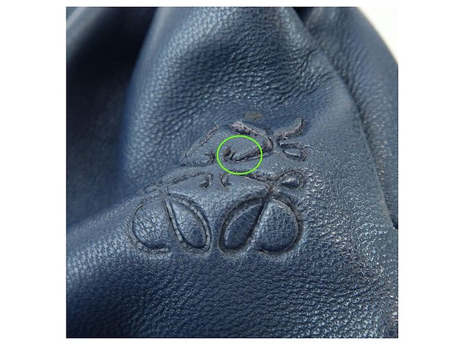Borsa 2Way LOEWE Anagram in pelle Nappa Borsa a mano Borsa a tracolla Navy - vista 20