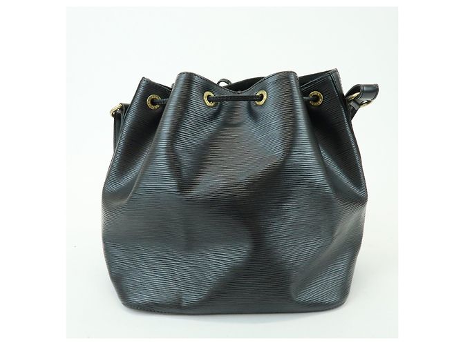 Borsa a tracolla Louis Vuitton Epi Petit Noe Noir Black M44102 - vista 2