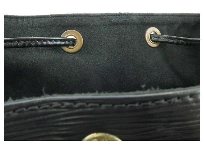 Borsa a tracolla Louis Vuitton Epi Petit Noe Noir Black M44102 - vista 22