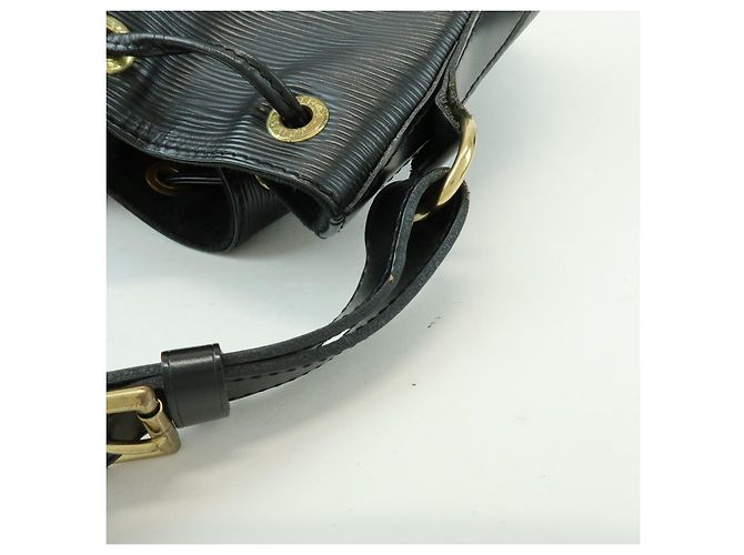 Borsa a tracolla Louis Vuitton Epi Petit Noe Noir Black M44102 - vista 9