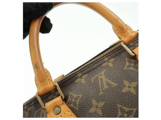 Borsa a mano Louis Vuitton Monogram Speedy 40 Borsa Boston Marrone M41522 - vista 11