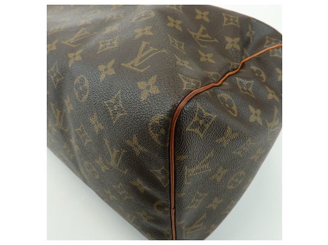 Borsa a mano Louis Vuitton Monogram Speedy 40 Borsa Boston Marrone M41522 - vista 13