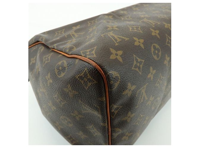 Borsa a mano Louis Vuitton Monogram Speedy 40 Borsa Boston Marrone M41522 - vista 14