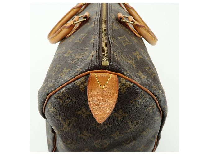 Borsa a mano Louis Vuitton Monogram Speedy 40 Borsa Boston Marrone M41522 - vista 16