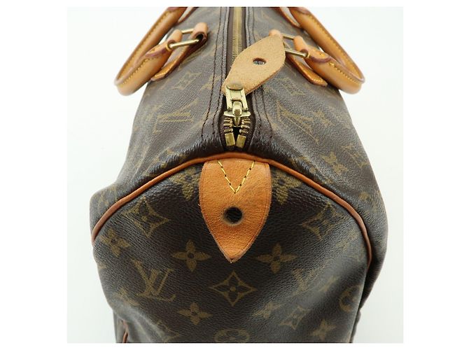 Borsa a mano Louis Vuitton Monogram Speedy 40 Borsa Boston Marrone M41522 - vista 17