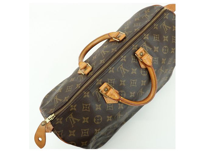 Borsa a mano Louis Vuitton Monogram Speedy 40 Borsa Boston Marrone M41522 - vista 18