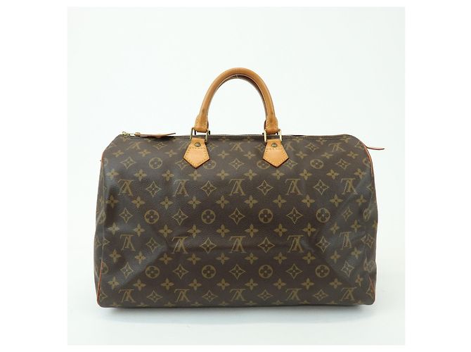 Borsa a mano Louis Vuitton Monogram Speedy 40 Borsa Boston Marrone M41522 - vista 2