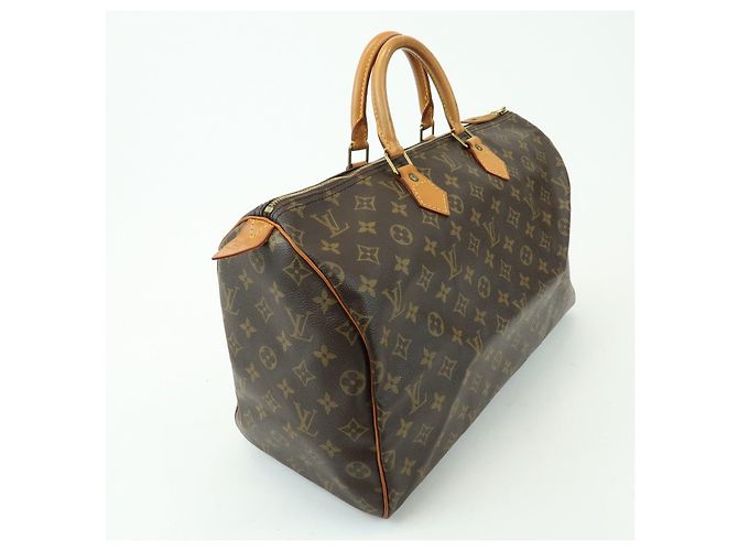 Borsa a mano Louis Vuitton Monogram Speedy 40 Borsa Boston Marrone M41522 - vista 4