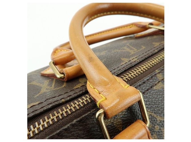 Borsa a mano Louis Vuitton Monogram Speedy 40 Borsa Boston Marrone M41522 - vista 8