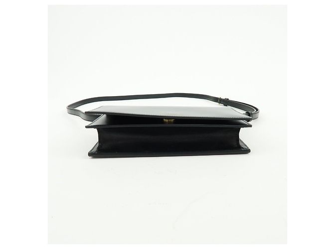 Autre Marque SAINT LAURENT PARIS Bolsa de ombro com aba em couro de bezerro Black 769162 - vista 5