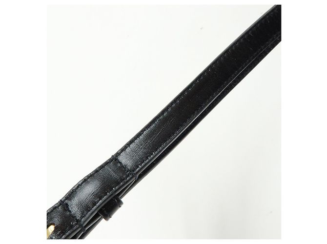 Autre Marque SAINT LAURENT PARIS Bolsa de ombro com aba em couro de bezerro Black 769162 - vista 8