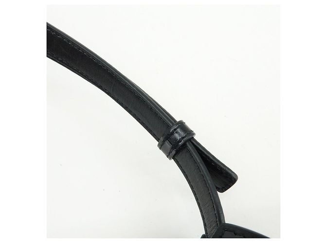 Autre Marque SAINT LAURENT PARIS Bolsa de ombro com aba em couro de bezerro Black 769162 - vista 9