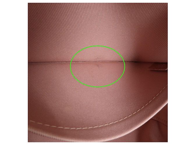 Borsa a tracolla Louis Vuitton Monogram Saintonge Canvas Rose Poodle M44442 - vista 10