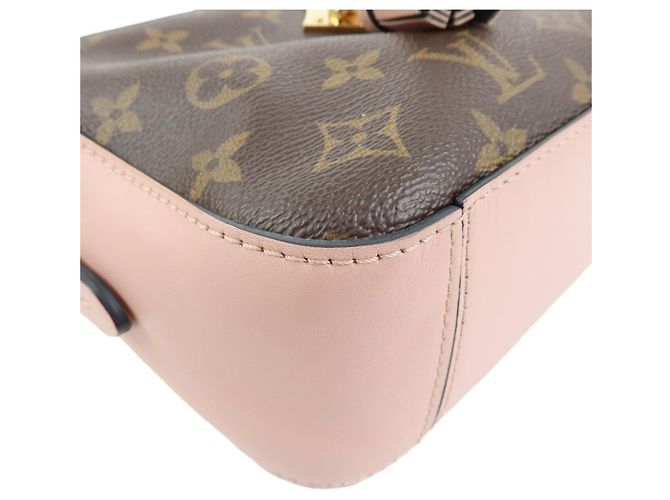 Borsa a tracolla Louis Vuitton Monogram Saintonge Canvas Rose Poodle M44442 - vista 6