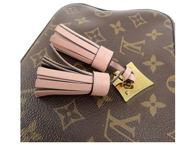 Borsa a tracolla Louis Vuitton Monogram Saintonge Canvas Rose Poodle M44442 - vista 7