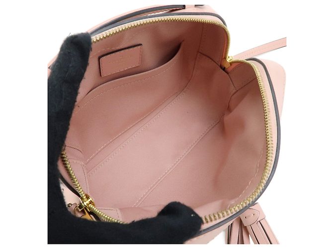 Borsa a tracolla Louis Vuitton Monogram Saintonge Canvas Rose Poodle M44442 - vista 9