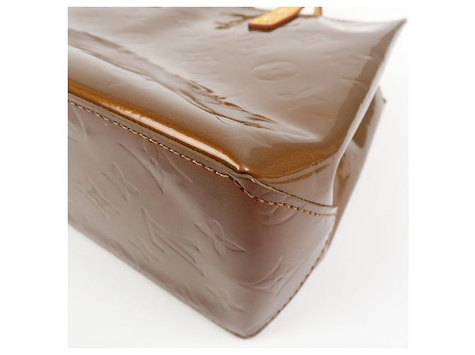 Louis Vuitton Monogram Vernis Reade PM Hand Bag Tote Bag Bronze M91146 - vista 16