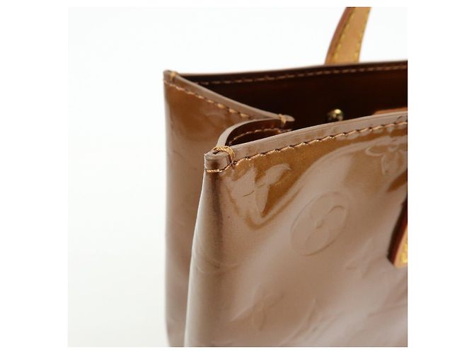 Louis Vuitton Monogram Vernis Reade PM Hand Bag Tote Bag Bronze M91146 - vista 17