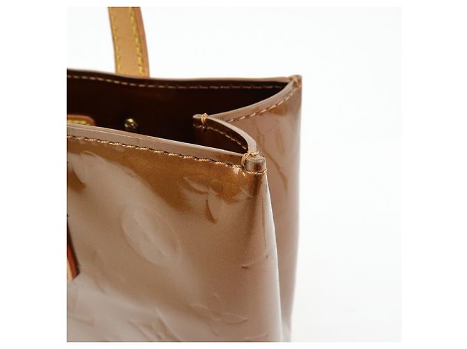 Louis Vuitton Monogram Vernis Reade PM Hand Bag Tote Bag Bronze M91146 - vista 18