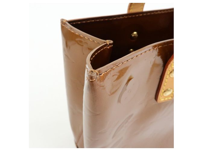 Louis Vuitton Monogram Vernis Reade PM Hand Bag Tote Bag Bronze M91146 - vista 19