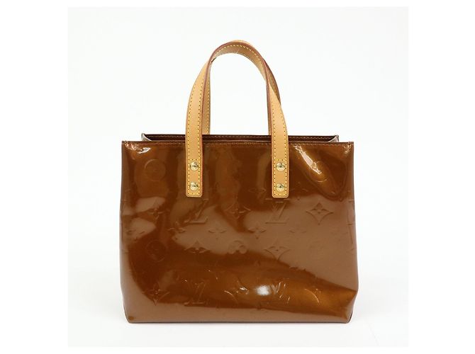 Louis Vuitton Monogram Vernis Reade PM Hand Bag Tote Bag Bronze M91146 - vista 2