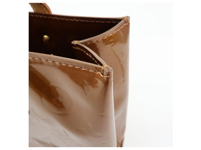 Louis Vuitton Monogram Vernis Reade PM Hand Bag Tote Bag Bronze M91146 - vista 20