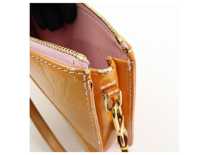 Louis Vuitton Monogram Vernis Lexington Accessoires Pouch Orange M91057 - vista 21