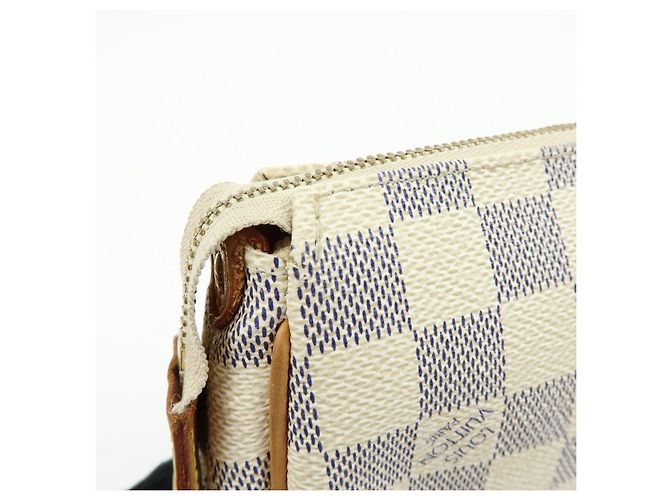 Louis Vuitton Damier Azur Eva Borsa 2 Way Borsa a Tracolla N55214 - vista 16