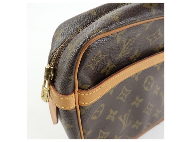 Louis Vuitton Monogram Compiegne 23 Pouch Clutch Bag Brown M51845 - vista 10