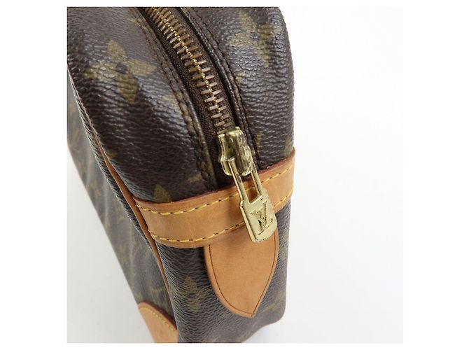 Louis Vuitton Monogram Compiegne 23 Pouch Clutch Bag Brown M51845 - vista 15