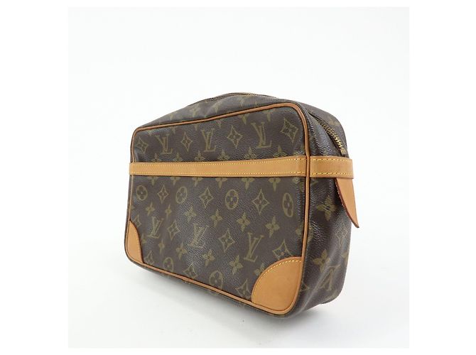 Louis Vuitton Monogram Compiegne 23 Pouch Clutch Bag Brown M51845 - vista 3