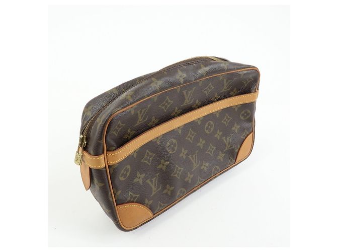 Louis Vuitton Monogram Compiegne 23 Pouch Clutch Bag Brown M51845 - vista 4