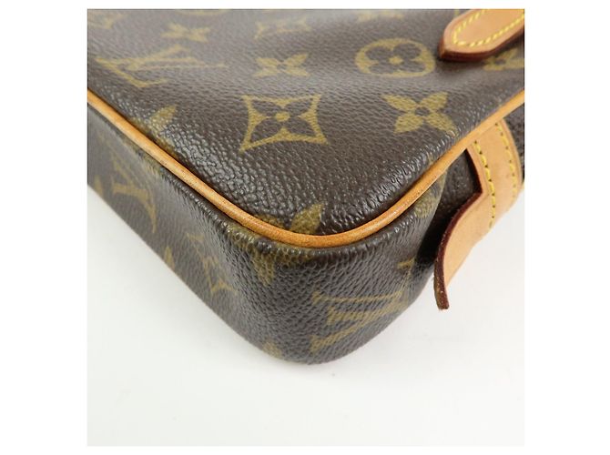 Borsa Louis Vuitton Monogram Pochette Marly Bandouliere Brown M51828 - vista 12