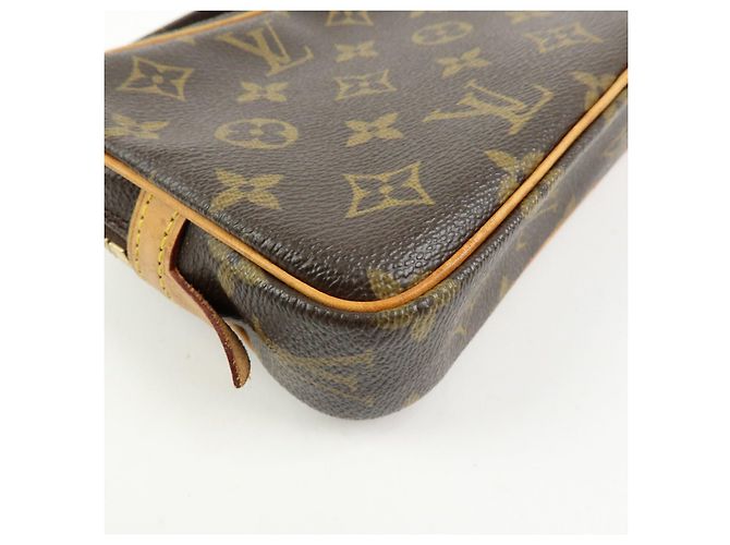Borsa Louis Vuitton Monogram Pochette Marly Bandouliere Brown M51828 - vista 13
