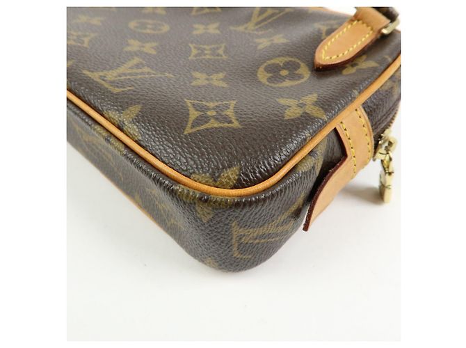 Borsa Louis Vuitton Monogram Pochette Marly Bandouliere Brown M51828 - vista 14