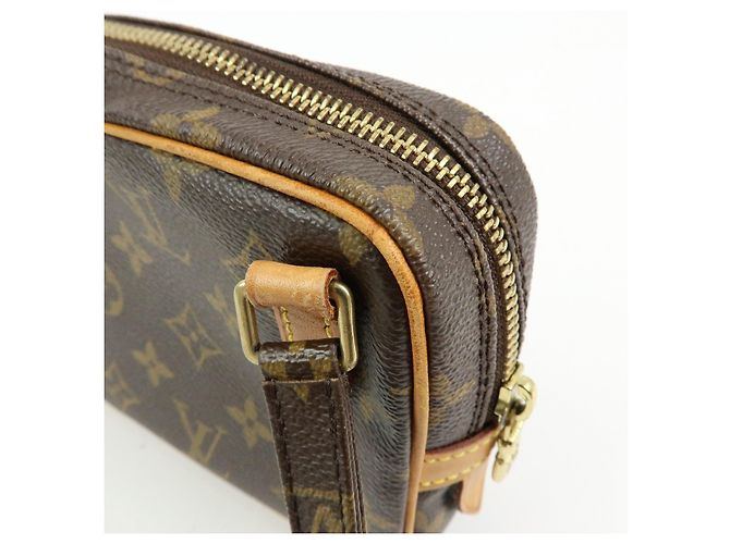 Borsa Louis Vuitton Monogram Pochette Marly Bandouliere Brown M51828 - vista 19