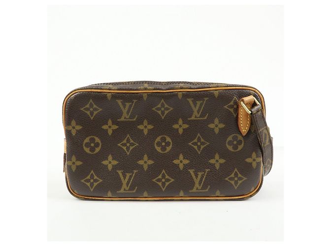 Borsa Louis Vuitton Monogram Pochette Marly Bandouliere Brown M51828 - vista 2