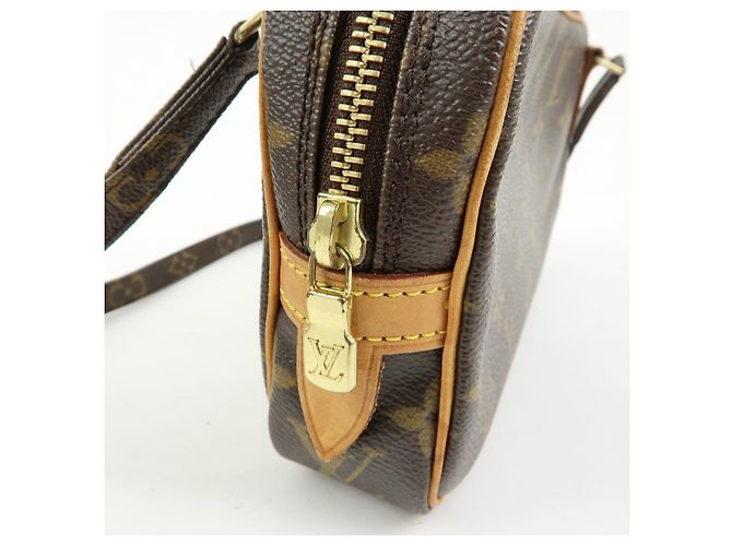 Borsa Louis Vuitton Monogram Pochette Marly Bandouliere Brown M51828 - vista 20