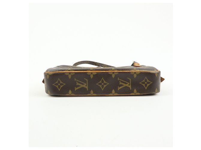 Borsa Louis Vuitton Monogram Pochette Marly Bandouliere Brown M51828 - vista 5