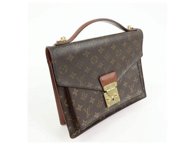 Louis Vuitton Monogram Monceau 28 Borsa 2Way Documental M51185 - vista 4