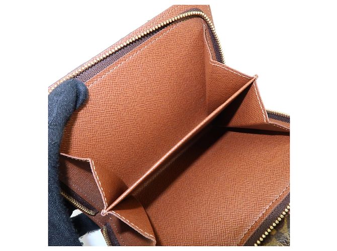 Louis Vuitton Monogram Porte Papier Zip Bi-fold Wallet M61207 - vista 13