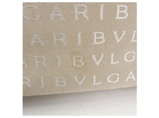 Bulgari Borsa a tracolla e borsa a mano BVLGARI Logo Mania Canvas Beige - vista 18