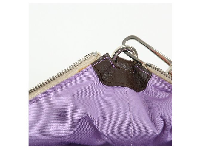 Bulgari Borsa a tracolla e borsa a mano BVLGARI Logo Mania Canvas Beige - vista 22