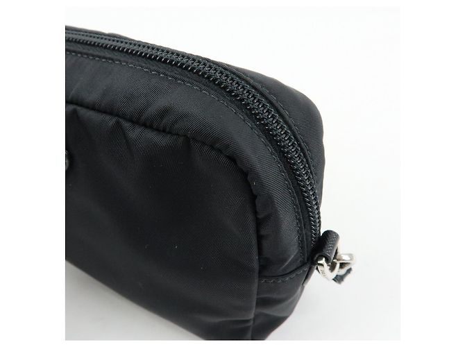 PRADA Necessaire in Re-Nylon e pelle Saffiano con logo Triangle 1NE693 - vista 16