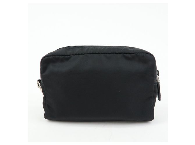 PRADA Necessaire in Re-Nylon e pelle Saffiano con logo Triangle 1NE693 - vista 2