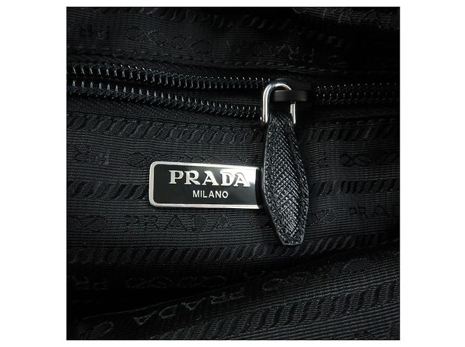 PRADA Necessaire in Re-Nylon e pelle Saffiano con logo Triangle 1NE693 - vista 24