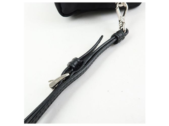 PRADA Necessaire in Re-Nylon e pelle Saffiano con logo Triangle 1NE693 - vista 7