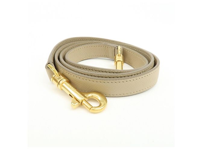 Céline CELINE Borsa Belt Bag in pelle 2WAY Borsa a mano Borsa a tracolla Greige - vista 11