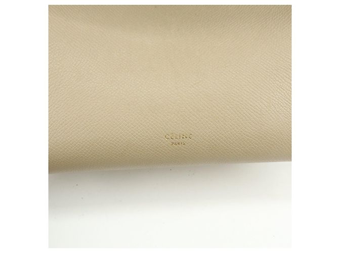 Céline CELINE Borsa Belt Bag in pelle 2WAY Borsa a mano Borsa a tracolla Greige - vista 20